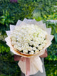 61 White Roses Bouquet