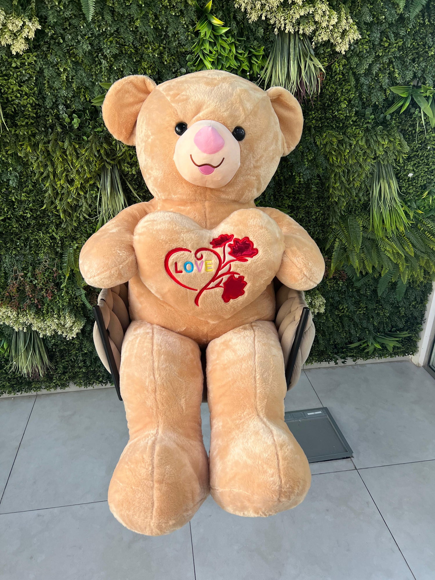 Peachy Hug Giant Teddy