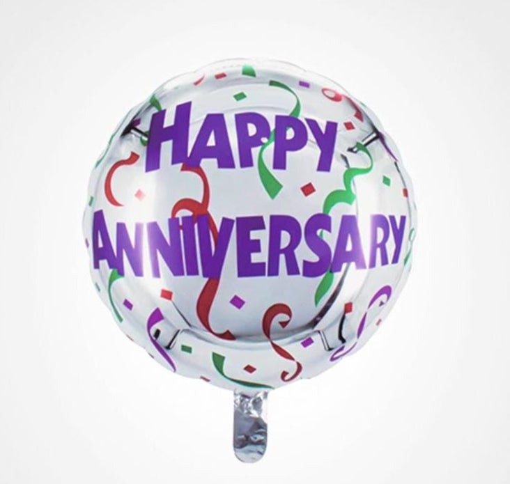 Happy Anniversary Foil Balloon