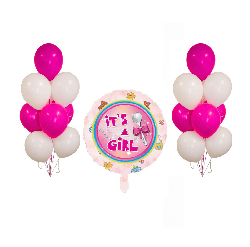 It’s a Girl Celebration Balloon Bunch